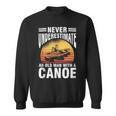 Canoe Old Man Sleeveless Sweatshirt, trending gift Canoe Old Man Sleeveless Sweatshirt, trending gift