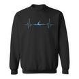 Cool Kayaking Heartbeat Canoe Boating Kayaks Outdoor Sport Sweatshirt, trending gift