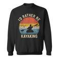 I'D Rather Be Kayaking Canoe Boating Vintage Kayak Sweatshirt, trending gift