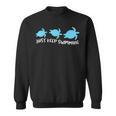 Just Keep Swimming Sea Turtle Swimmer Swim Team Coach Sweatshirt, trending gift