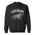 Lakes Lake Ontario Fishing Canoe Lighthouse Outdoor Sweatshirt, trending gift Lakes Lake Ontario Fishing Canoe Lighthouse Outdoor Sweatshirt, trending gift