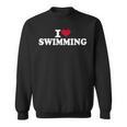 I Love Swimming Sweatshirt, trending gift I Love Swimming Sweatshirt, trending gift
