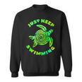 Sea Turtle Just Keep Swimming Ocean Beach Vacation Sweatshirt, trending gift Sea Turtle Just Keep Swimming Ocean Beach Vacation Sweatshirt, trending gift