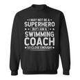 Superhero Swimming Coach Swimming Coach Humor Sweatshirt, trending gift Superhero Swimming Coach Swimming Coach Humor Sweatshirt, trending gift