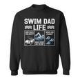Swim Dad Life Swimmer Father's Day Swimming Daddy Sweatshirt, trending gift