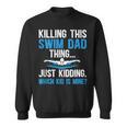 This Swim Dad Thing Swimming Dad Of A Swimmer Father Sweatshirt, trending gift
