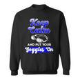 Swimming Goggles Saying Swim Team Gear Sweatshirt, trending gift