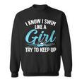 Swimming For Men Women Kids Swimmer Swim Lovers Sweatshirt, trending gift