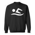 Swimming Silhouette Logo Sweatshirt, trending gift Swimming Silhouette Logo Sweatshirt, trending gift