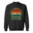 Never Underestimate An Old Man With a Canoe Retro Sleeveless Sweatshirt, trending gift Never Underestimate An Old Man With a Canoe Retro Sleeveless Sweatshirt, trending gift