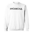 Swimming Enthusiast Minimalist Water Sports Sweatshirt, trending gift Swimming Enthusiast Minimalist Water Sports Sweatshirt, trending gift