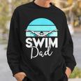 Dad Father School Swimming Meet Swimmer Swimmer Sweatshirt Gifts for Him