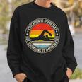 Education Is Important But Swimming Is Importanter Sweatshirt Gifts for Him