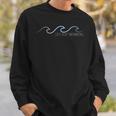 Just Keep Swimming With Aesthetic Wave Motivational Quote Sweatshirt Gifts for Him Just Keep Swimming With Aesthetic Wave Motivational Quote Sweatshirt Gifts for Him