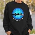 Kai Outrigger Canoe Hawaii Aloha State Paddling Retro Sweatshirt Gifts for Him