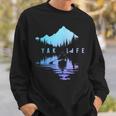 Kayak Kayak Vintage Mountains Canoe Kayak Sweatshirt Gifts for Him