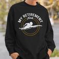 My Retirement Plan Swim Athlete Swimming Grandpa Swimmer Sweatshirt Gifts for Him