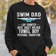 Swim Dad Definition Swimming Dad Of A Swimmer Dad Sweatshirt Gifts for Him