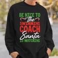 Swimming Coach Christmas Xmas Swimming Santa Sweatshirt Gifts for Him Swimming Coach Christmas Xmas Swimming Santa Sweatshirt Gifts for Him