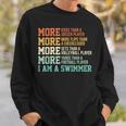 Swimming Saying Swim Swimmer Sweatshirt Gifts for Him
