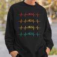 Swimming Swimmer Heartbeat Vintage Men Boys Women Swim Lover Sweatshirt Gifts for Him Swimming Swimmer Heartbeat Vintage Men Boys Women Swim Lover Sweatshirt Gifts for Him