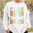 Canoe Vintage Canoeing Retro Canoe Paddling Premium Tri-Blend Sweatshirt Gifts for Him