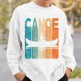 Canoe Vintage Canoeing Retro Canoe Paddling Raglan Baseball Tee Sweatshirt Gifts for Him