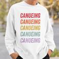 Canoeing Raglan Baseball Tee Sweatshirt Gifts for Him