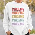 Canoeing Sweatshirt Gifts for Him