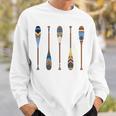 Colorful Painted Oars Paddle Nautical CanoeShirt Sweatshirt Gifts for Him Colorful Painted Oars Paddle Nautical CanoeShirt Sweatshirt Gifts for Him