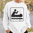 Cool Outdoor Water Sport Canoe Raglan Baseball Tee Sweatshirt Gifts for Him