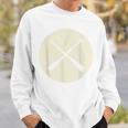 Retro Vintage Canoe Paddles Crossing Canoe & Kayaking Sweatshirt Gifts for Him