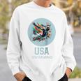 SWIMMING SPORT COMPETITIVE SWIM Raglan Baseball Tee Sweatshirt Gifts for Him