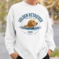 Women's Golden Retriever Swimming Sweatshirt Gifts for Him Women's Golden Retriever Swimming Sweatshirt Gifts for Him