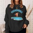 Cannonball Swimming Pool Fun Diving Diver Swimmer Cool Sweatshirt Gifts for Her