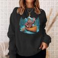 Canoe Art For Men Women Canoeing Canoe Kayak Lover Sweatshirt Gifts for Her