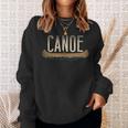 Canoe Canoeing Vintage Canoe Sweatshirt Gifts for Her