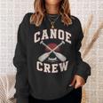 Canoe Crew Paddling Team Retro Graphic Sweatshirt Gifts for Her