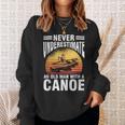 Canoe Old Man Sleeveless Sweatshirt Gifts for Her Canoe Old Man Sleeveless Sweatshirt Gifts for Her