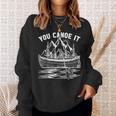 Canoeing Canoe Sweatshirt Gifts for Her