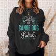 Cute Canoe Dog Shirt Family Dog For Women Men Sleeveless Sweatshirt Gifts for Her