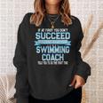 Fun Swimming Coach Meme Swimmer Saying Sweatshirt Gifts for Her Fun Swimming Coach Meme Swimmer Saying Sweatshirt Gifts for Her