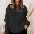 Just Keep Swimming With Aesthetic Wave Motivational Quote Sweatshirt Gifts for Her Just Keep Swimming With Aesthetic Wave Motivational Quote Sweatshirt Gifts for Her