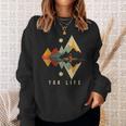 Kayak Vintage Retro Mountains Canoe Kayak Kayak Kayak Sweatshirt Gifts for Her