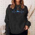 Kayaking Heartbeat Shirt Cool Canoe Boating Kayaks Sweatshirt Gifts for Her