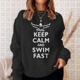Keep Calm And Swim Fast Butterfly Swimming T-Shirt Sweatshirt Gifts for Her Keep Calm And Swim Fast Butterfly Swimming T-Shirt Sweatshirt Gifts for Her
