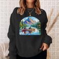 Lake Canoeing Canoe Sweatshirt Gifts for Her
