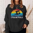 I Pee In Pools Swimmer Swimming Coach Player Graphic Sweatshirt Gifts for Her I Pee In Pools Swimmer Swimming Coach Player Graphic Sweatshirt Gifts for Her