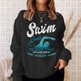 Swim Coach Swimming Lesson Sport Professional Instructor Sweatshirt Gifts for Her