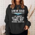 Swim Dad Definition Swimming Dad Of A Swimmer Dad Sweatshirt Gifts for Her